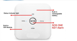 GSM/WiFi bezdrátový alarm AC-CW10-a112